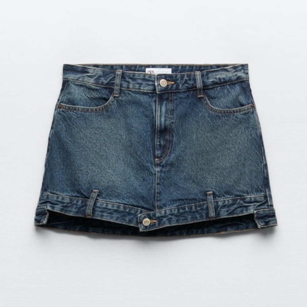 Zara Denim Miniskirt